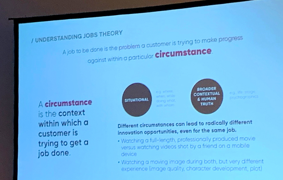 Understanding Jobs Theory-Digital Summit